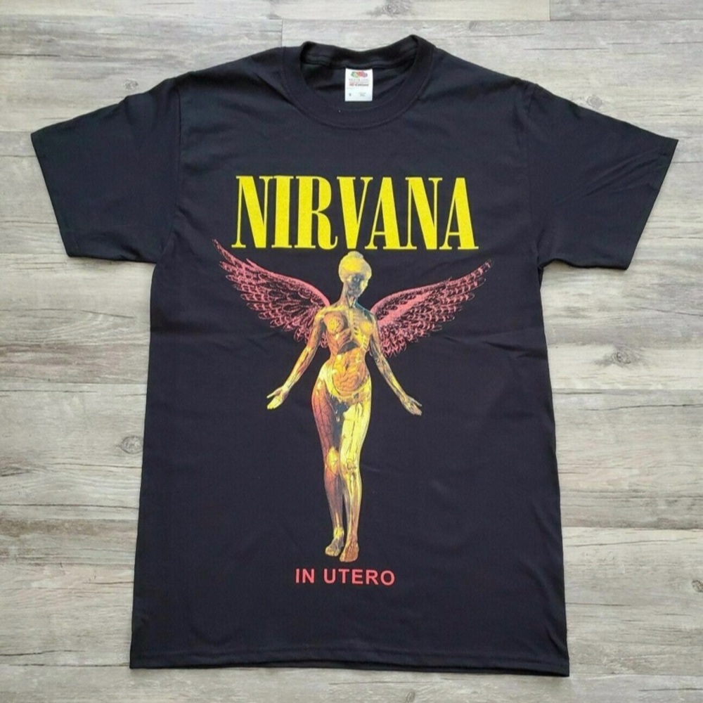 Nirvana In Utero Graphic Rock Tshirt